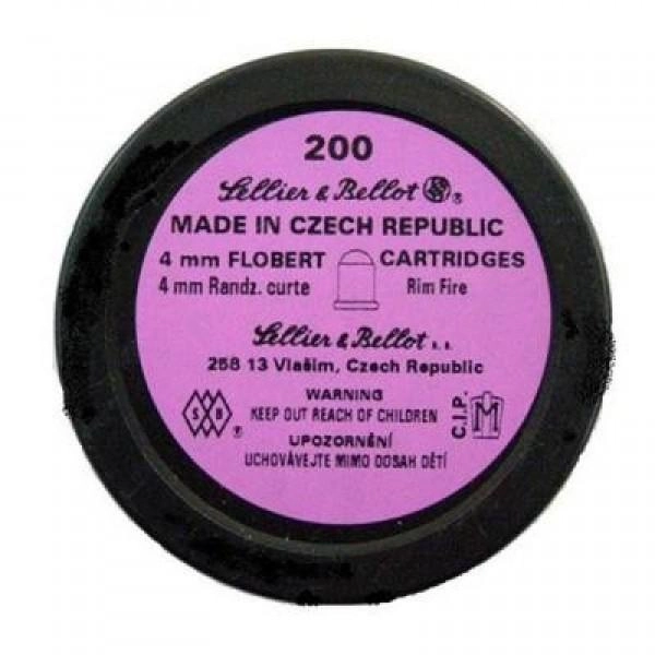 Патрони Флобера Sellier & Bellot Bellot Randz Curte кал. 4 мм шорт 200 шт (V355332 69159) - зображення 1