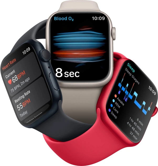 Смарт-часы Apple Watch Series 8 GPS 45mm Midnight Aluminium Case