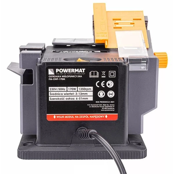 Багатофункціональне точило Powermat 3В1 (170 Вт) PM-OWF-170M (PM0968) - зображення 4