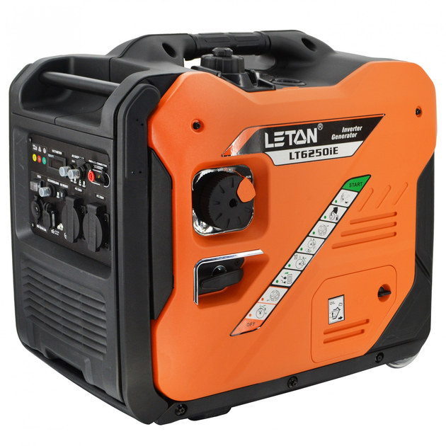 Бензиновий инверторный генератор Leton LT-6250iE 5.5 кВт – фото, отзывы ...