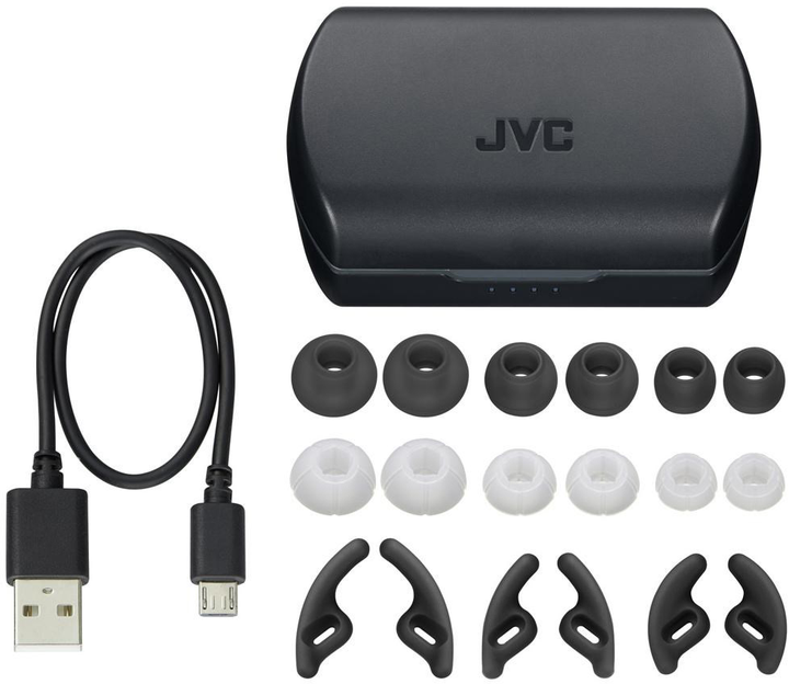 Навушники JVC HAE-T45TBU Чорні - зображення 6