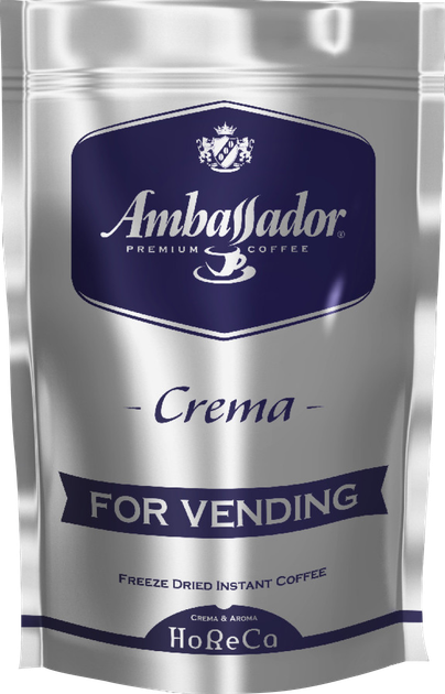 Растворимый кофе Ambassador Crema 500 г - Фото 2 Растворимый кофе Ambassador Crema 500 г - изображение 2
