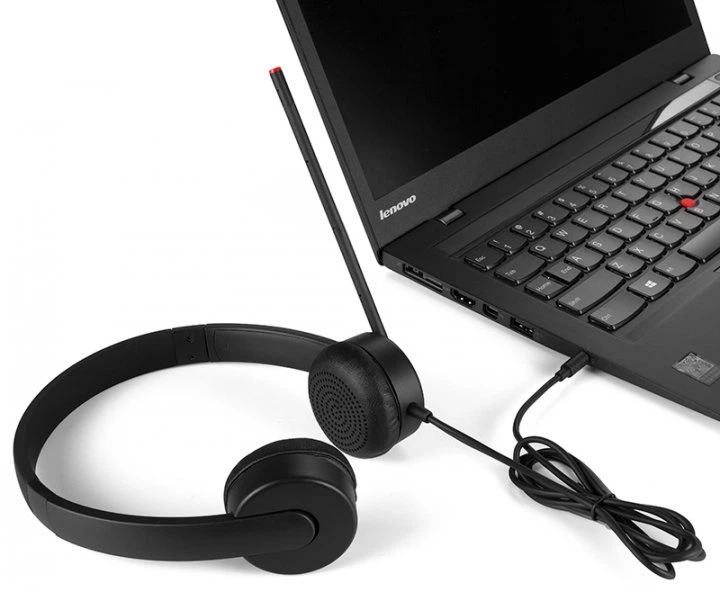 Навушники Lenovo Essential Stereo Analog Headset (4XD0K25030) - изображение 2