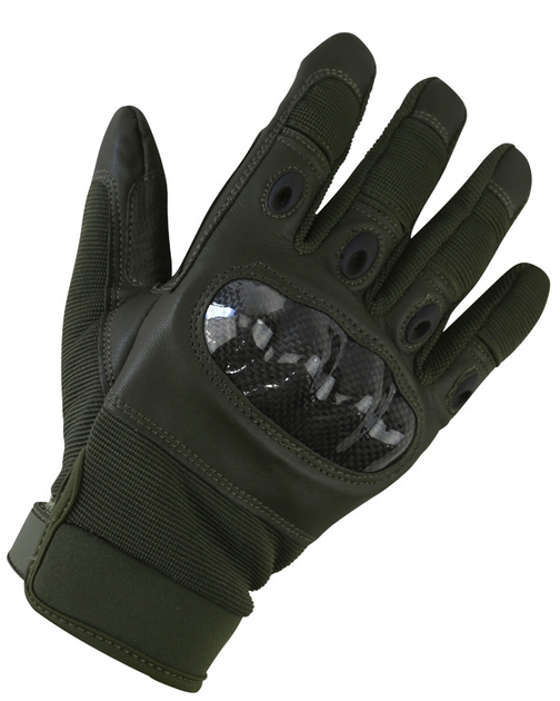 Рукавички тактичні Kombat UK Predator Tactical Gloves M/L Оливковий (1000-kb-ptg-olgr-m-l) - зображення 1