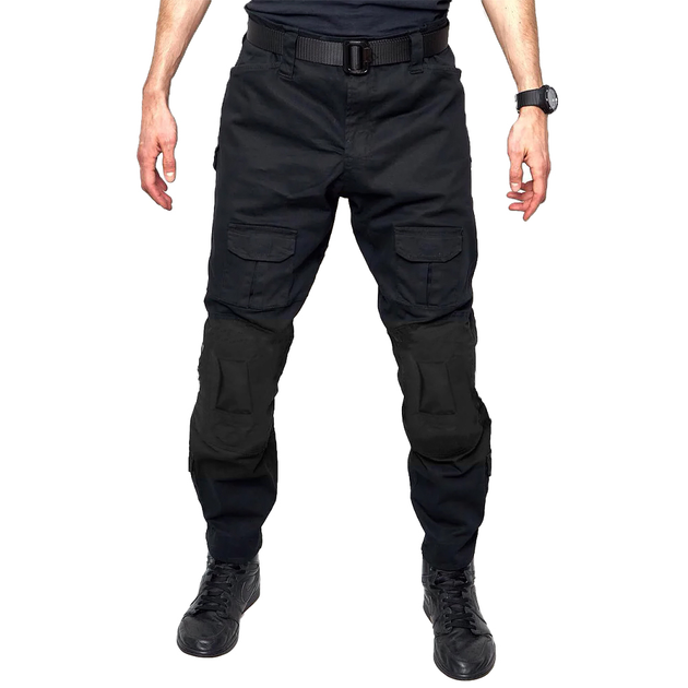 Тактичні штани Lesko B603 Black 32 розмір чоловічі штани військові з кишенями - зображення 2