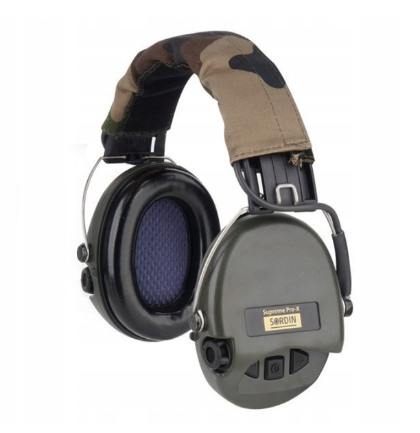 Професійні Активні Тактичні Навушники Sordin PRO X Camo Камуфляж 75302-XS - зображення 1