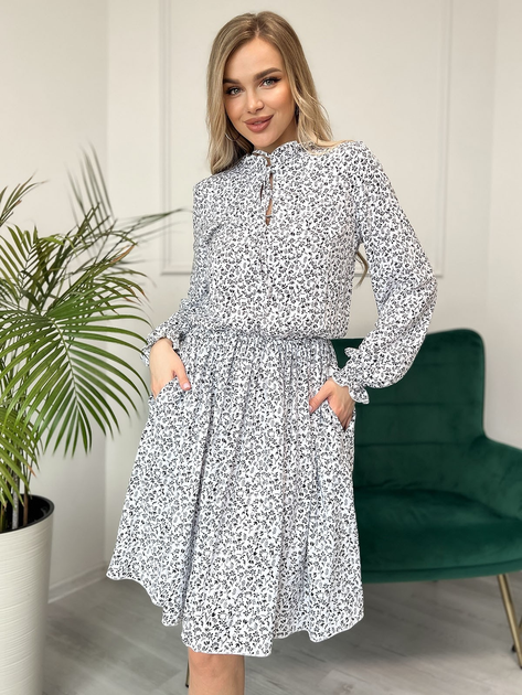 Платье короткое летнее женское ISSA PLUS 13838 L Белое ...