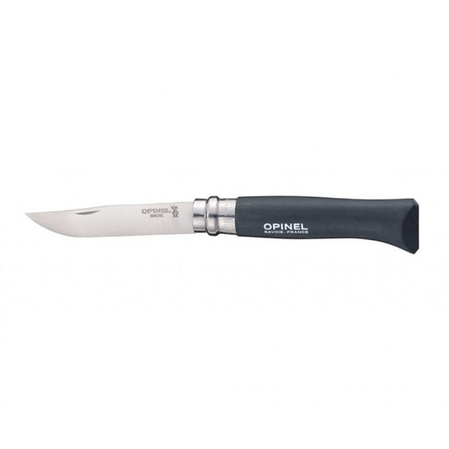 Нож Opinel №8 Inox VRI темно-серый, в блистере (002262) - изображение 1