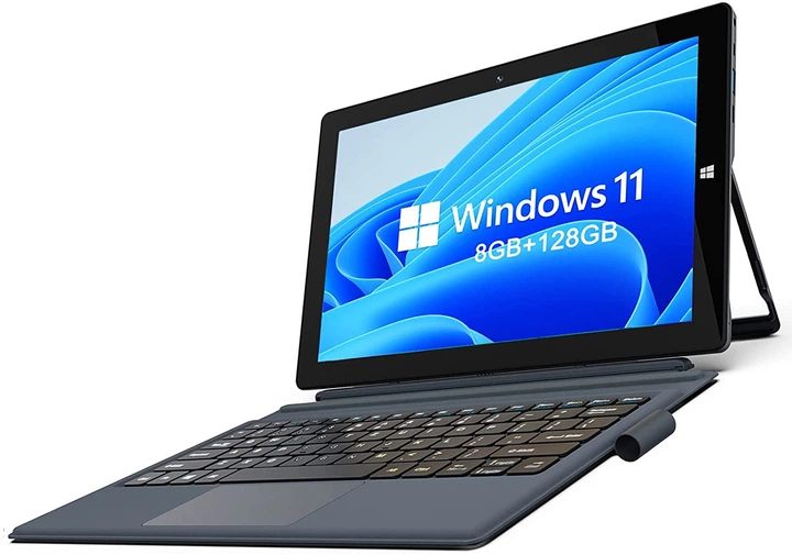 Планшет 2в1 Awow AiBook 10 IPS Celeron N4120 Windows 10 6/128Gb 6500mAh Клавиатура+Стилус Grey - Фото 7 Планшет 2в1 Awow AiBook 10 IPS Celeron N4120 Windows 10 6/128Gb 6500mAh Клавиатура+Стилус Grey - изображение 7