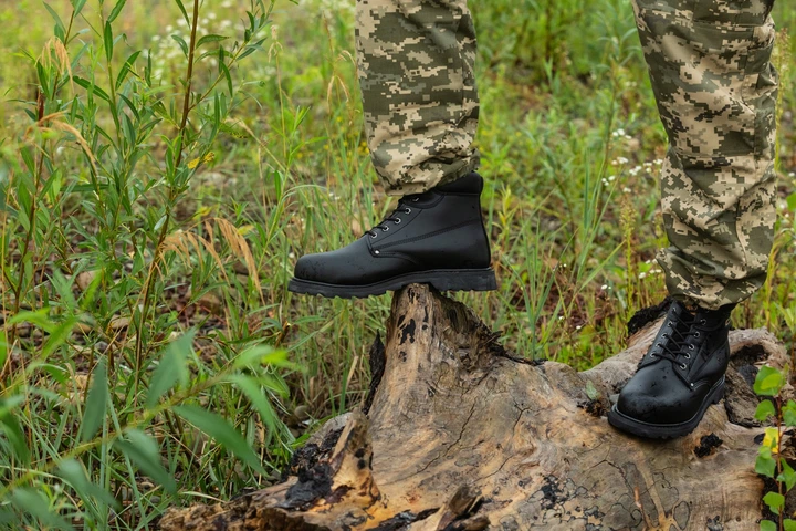 Черевики Maxsteel Goodyear Black чорні з металевим носком 48 - зображення 10