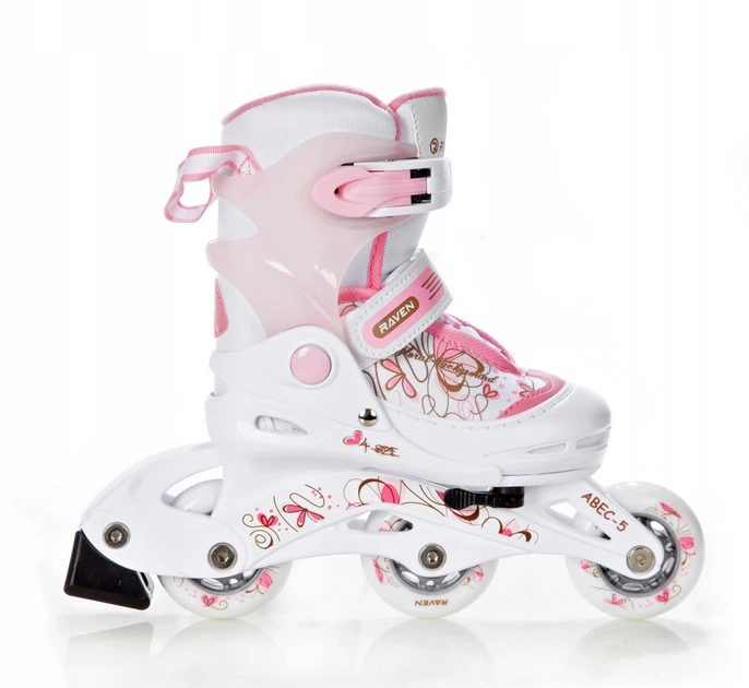 Детские ролики Raven Laguna White/Pink размер 26-29 (smj363) - изображение 2