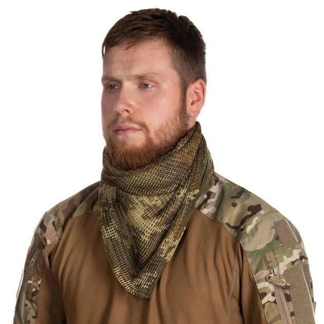Снайперский Маскирующий шарф-сетка Mil-Tec® Vegetato WD - изображение 2