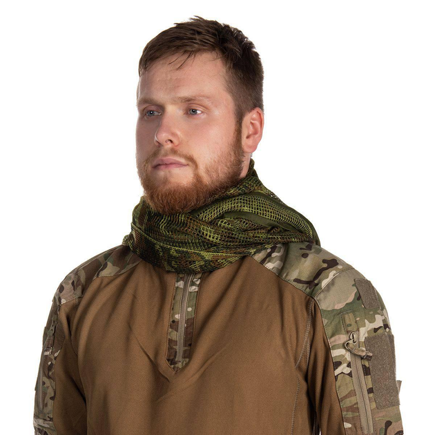 Снайперский Маскирующий шарф-сетка Mil-Tec® Flecktarn - изображение 2