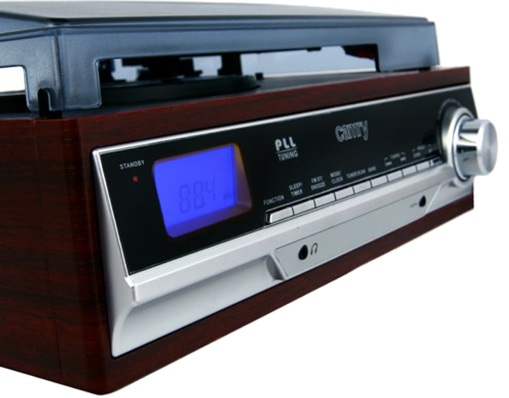 Програвач вінілу Adler Camry Premium Belt-drive audio turntable Black, Chrome, Wood (CR 1113) - зображення 7