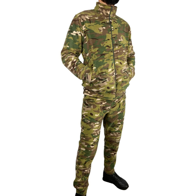 Тактический флисовый костюм размер 48/50 мультикам - изображение 1