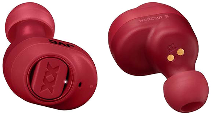Słuchawki JVC HA-XC50TRU Czerwone - obraz 2