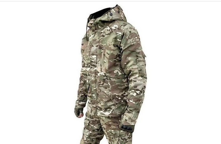 Тактический военный коcтюм Рип-Стоп HAN WILD G3 Multicam Куртка флисовая Rip-Stop, Убакс и Штаны с Защитой колен M Mультикам HWMRF0026800 - изображение 9