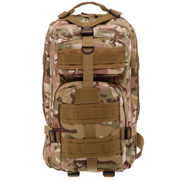 Рюкзак тактический T-bag 20 л мультикам (армейский, штурмовой для военных) US-2914-MR - изображение 2