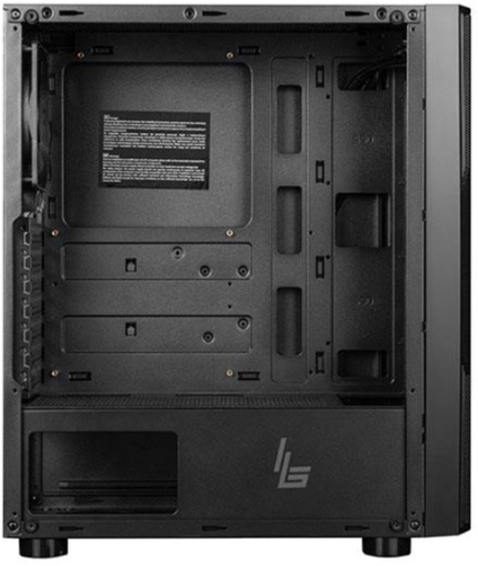 Obudowa LOGIC AGIR MESH+GLASS USB 3.0 CZARNE BEZ ZAS (AT-AGIR-MG-10-000000-0002) - obraz 4