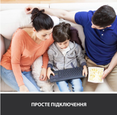 Клавіатура Logitech Wireless Touch K400 Plus, US, Black (920-007145) (6836237) - зображення 11