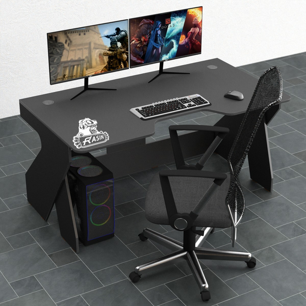 Геймерский игровой стол Rasin RS-4 черный – фото, отзывы ...