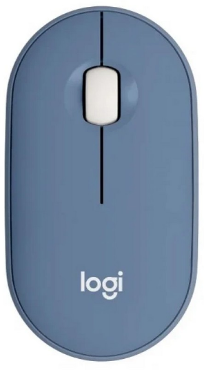 Миша комп'ютерна Logitech Pebble M350 Wireless, Blueberry (910-006753) (6836229) - Фото 1 Миша комп'ютерна Logitech Pebble M350 Wireless, Blueberry (910-006753) (6836229) - изображение 1