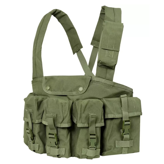 Жилет разгрузочный Condor Seven Pocket Chest Rig (olive) (CR-001) - изображение 1