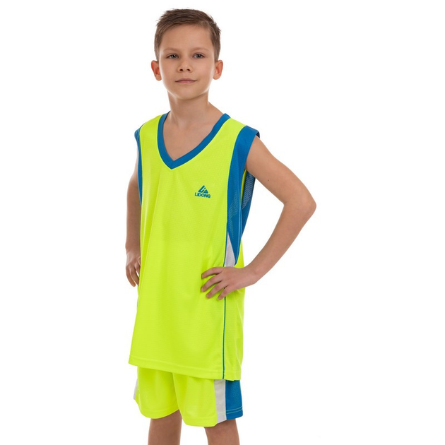 Форма баскетбольная детская Lidong Action 8095T XL рост 145-155 см Neon ...