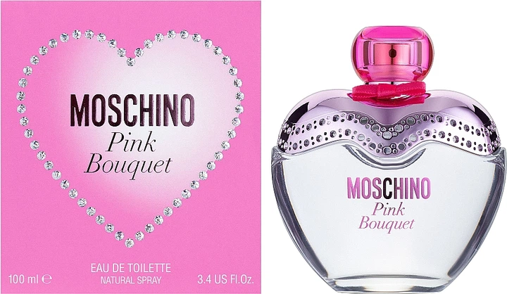 Туалетная вода Moschino Pink Bouquet 100 ml (27-34737100) - Фото 2 Туалетная вода Moschino Pink Bouquet 100 ml (27-34737100) - изображение 2