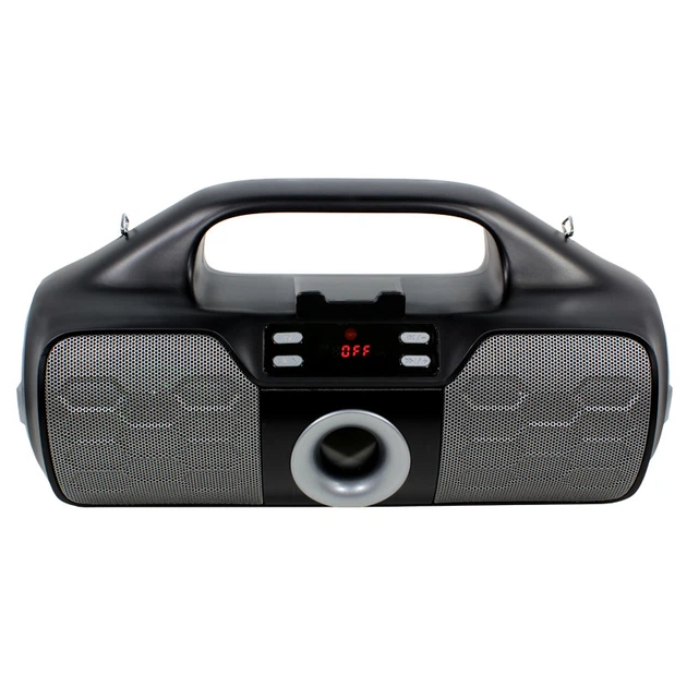 Беспроводная колонка портативная Lesko YZS-M12 Grey Bluetooth 4.2 TF/USB/AUX/FM мощность 16 Вт - изображение 3