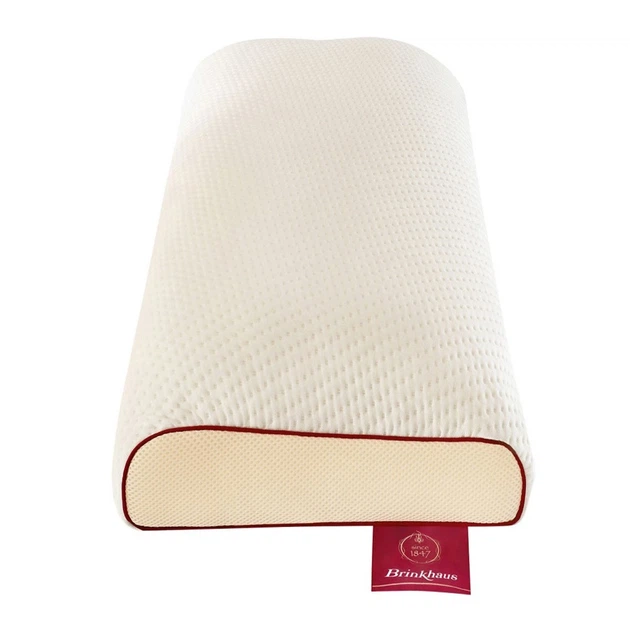Подушка для шеи с латексом мягкая BRINKHAUS THE LATEX NECK SUPPORT PILLOW 33x63 см - Фото 2 Подушка для шеи с латексом мягкая BRINKHAUS THE LATEX NECK SUPPORT PILLOW 33x63 см - изображение 2