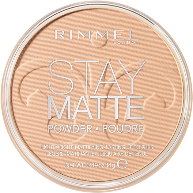 Матирующая пудра Rimmel Stay Matte 004 - Sandstorm (14 г) (236190-977963-2) - Фото 1 Матирующая пудра Rimmel Stay Matte 004 - Sandstorm (14 г) (236190-977963-2) - изображение 1