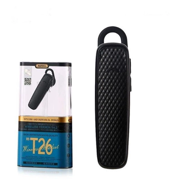 Навушники-зарядка Remax RB-T26 Black (6954851297420) - Фото 1 Навушники-зарядка Remax RB-T26 Black (6954851297420) - изображение 1