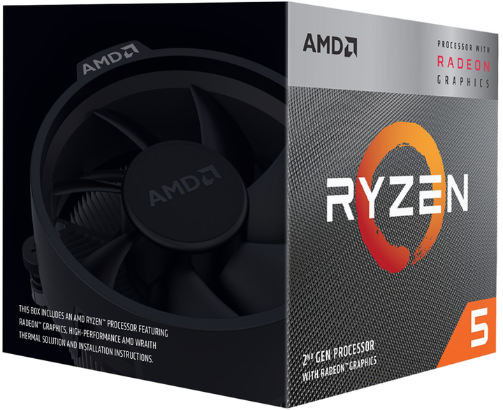 Procesor AMD Ryzen 5 3400G 3.7GHz/4MB (YD3400C5FHBOX) sAM4 BOX - obraz 2