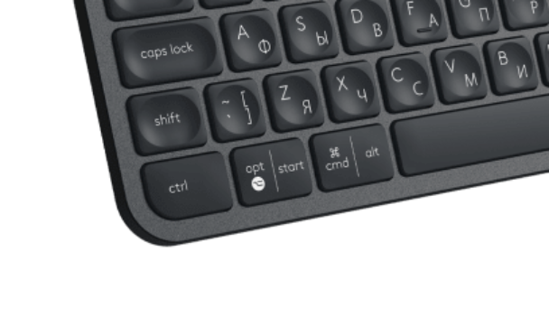Клавіатура Logitech MX Keys Advanced Wireless Illuminated (920-009417) Graphite [68423] - зображення 5