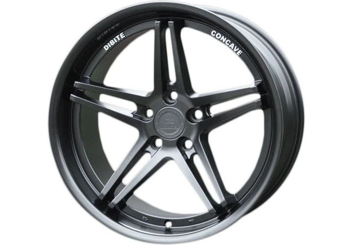 PDW Dibite Concave 18 5*112 9,0 30 73,1 Flat Black Machine Wording 
