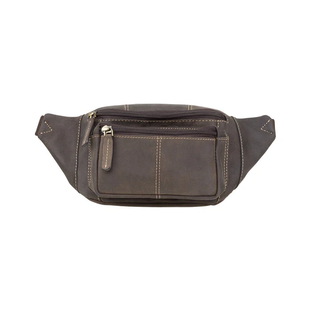 Сумка на пояс шкіряна чоловіча (бананка) Visconti 720 Bumbag (Oil Brown) темно-коричнева - Фото 1 Сумка на пояс шкіряна чоловіча (бананка) Visconti 720 Bumbag (Oil Brown) темно-коричнева - изображение 1