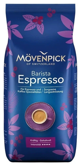 Кофе в зёрнах Movenpick Espresso, 1кг - Фото 1 Кофе в зёрнах Movenpick Espresso, 1кг - изображение 1