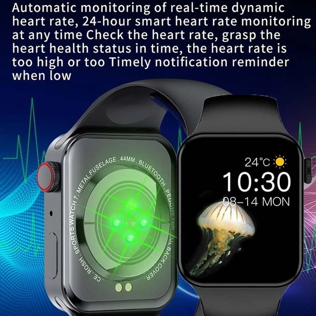 Умные смарт часы Smart Watch PLUS PRO 100-IP67влагозащита 1,75"диагональ, голосовой вызов, спортивные режимы, функции здоровья black - Фото 2 Умные смарт часы Smart Watch PLUS PRO 100-IP67влагозащита 1,75"диагональ, голосовой вызов, спортивные режимы, функции здоровья black - изображение 2