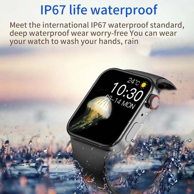 Умные смарт часы Smart Watch PLUS PRO 100-IP67влагозащита 1,75"диагональ, голосовой вызов, спортивные режимы, функции здоровья black - Фото 3 Умные смарт часы Smart Watch PLUS PRO 100-IP67влагозащита 1,75"диагональ, голосовой вызов, спортивные режимы, функции здоровья black - изображение 3