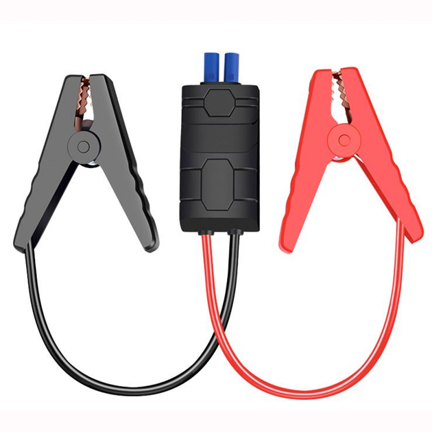 Пускозарядное устройство Jump Starter 600 А-88000mAh №2 PowerBank, фонарь, дисплей, 4USB, кейс, Черно-желтый + Компрессор - изображение 7