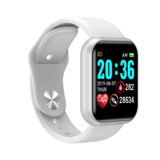 Смарт годинник Smart watch SWY68S розумний браслет з функціями фітнес трекера, вологозахистом, пульсометром та крокоміром Білий - зображення 5