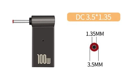 Адаптер STLab USB Type-C to DC Male Jack 3.5x1.35 mm для зарядки ноутбуков ASUS и планшетов (PD100W-3.5x1.35mm) - изображение 5