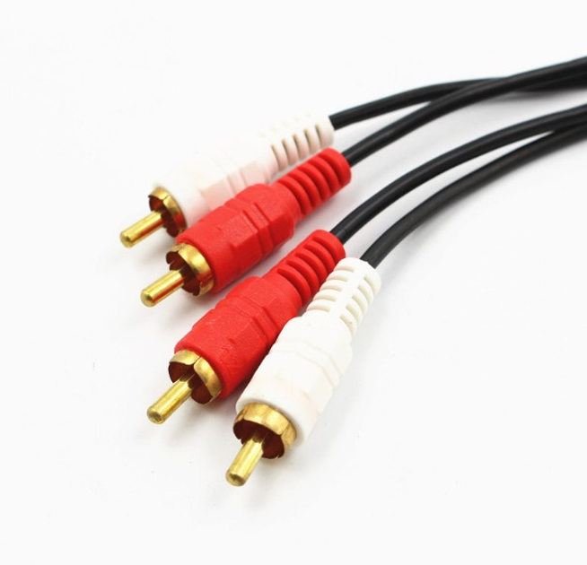 Аудио + видео кабель тюльпаны 2 x RCA AV 1.5 м (546684916) Черный ...