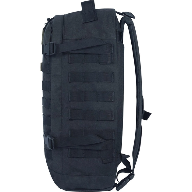 Чорний тактичний військовий рюкзак з водонепроникною кордурою з кріпленням MOLLE Bagland 29 л - зображення 2