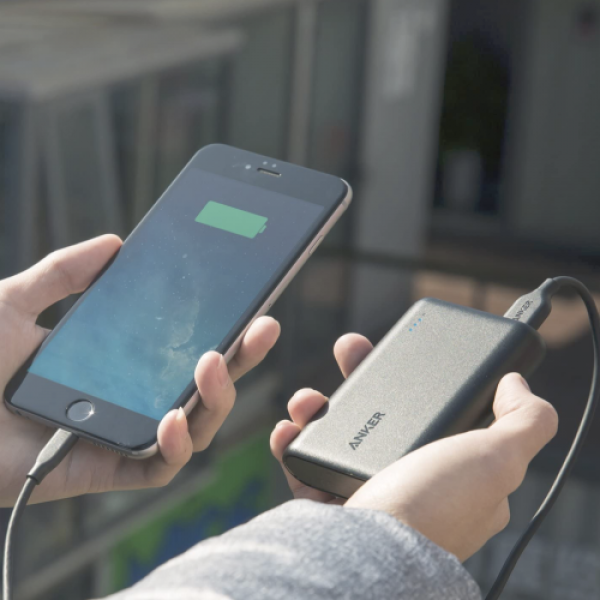 Зовнішній акумулятор Anker PowerCore 10000 mAh Black (A1263011) - зображення 2