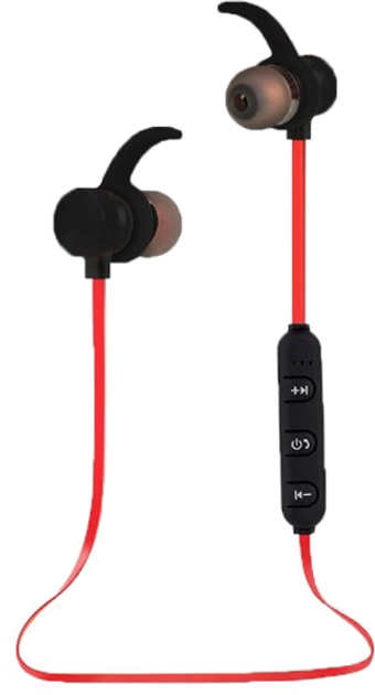 Навушники Esperanza EH186K Чорно-червоні - зображення 1