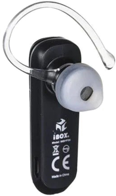 Zestaw słuchawkowy Bluetooth iBOX BH4 Czarny (IMBHF04) - obraz 2