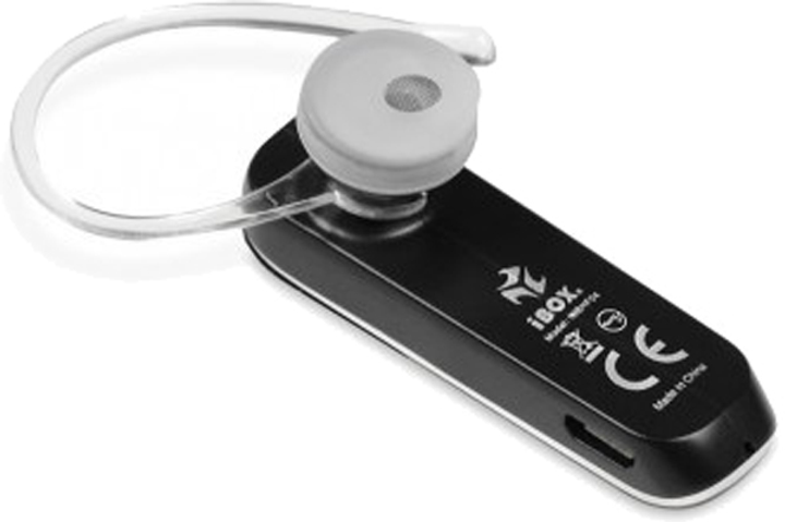 Zestaw słuchawkowy Bluetooth iBOX BH4 Czarny (IMBHF04) - obraz 3
