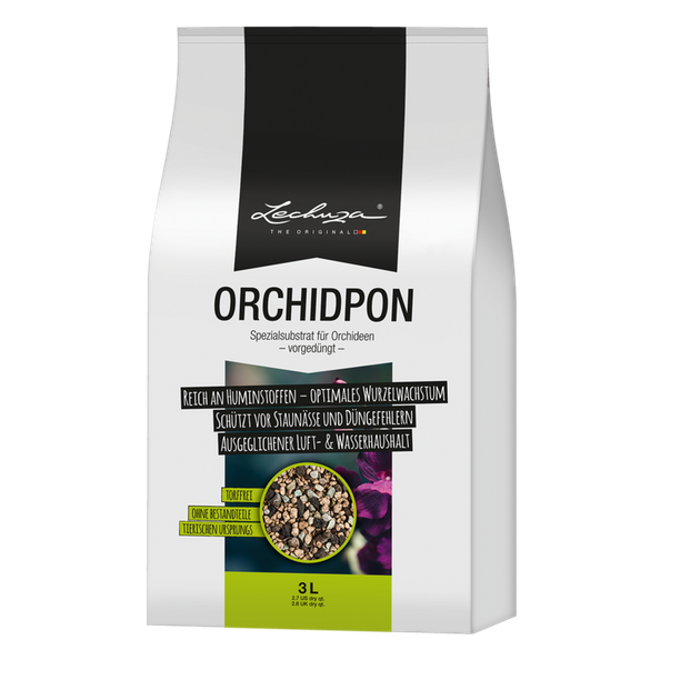 Субстрат Lechuza Orchidpon для орхідей 3 л, 19580 - Фото 1 Субстрат Lechuza Orchidpon для орхідей 3 л, 19580 - зображення 1